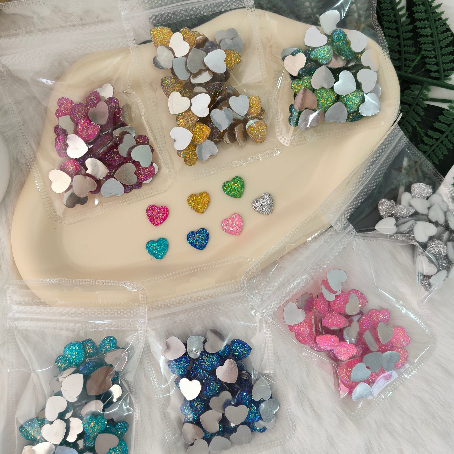 $5/100pcs    colorful bottom charms  (Claim in live  )